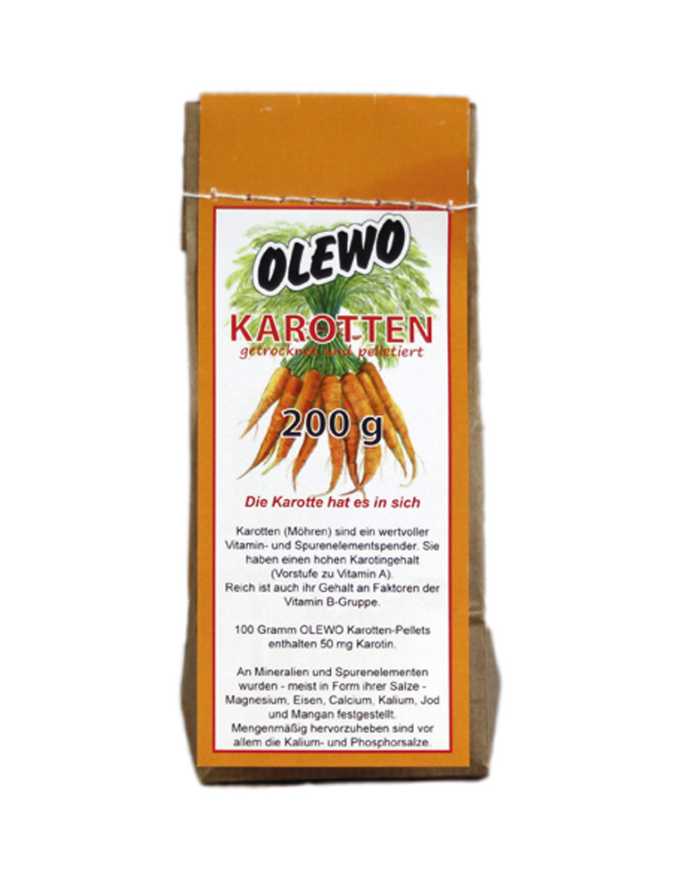 Olewo Karotten Pellets 200g