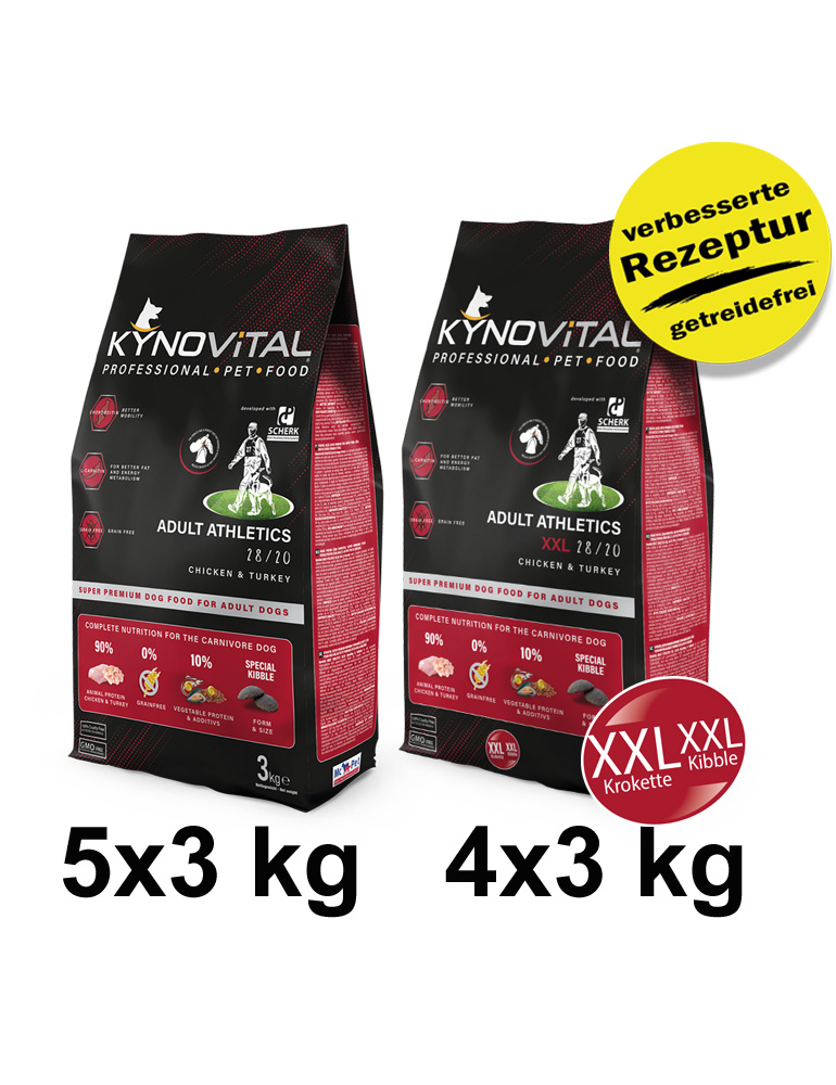 Kynovital Adult Athletics MIX-Paket 27kg